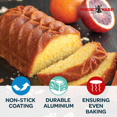Nordic Ware finition dorée lisse et brillante pour un rendu soigné et durable