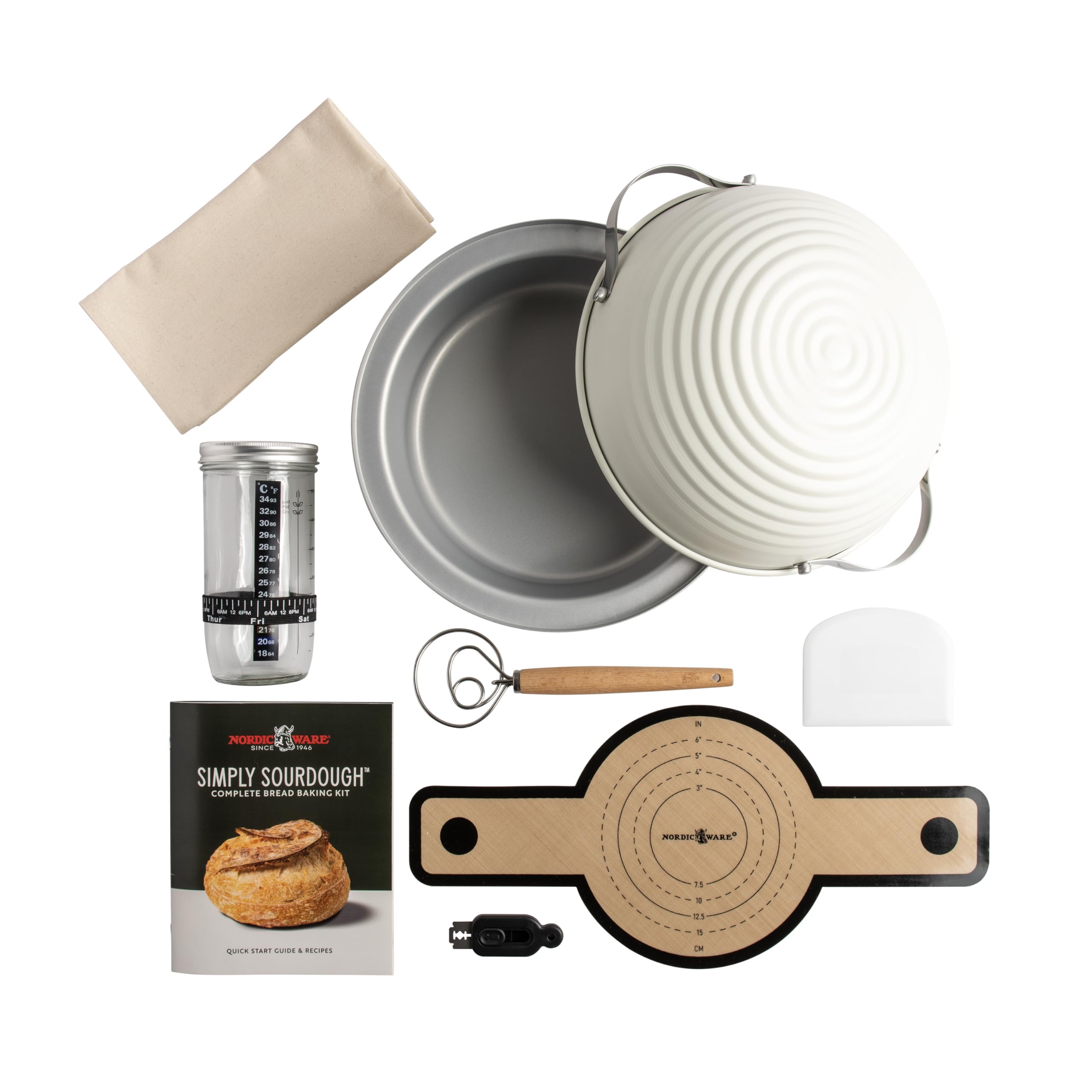 Nordic Ware coffret prêt à offrir pour débuter le pain au levain facilement
