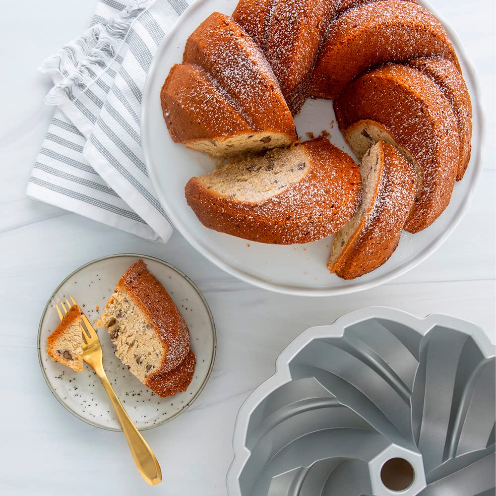 Nordic Ware étiquette produit proche, atteste fabrication American Made
