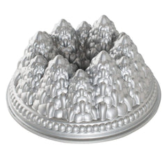 nordic ware vue avant du moule Sparkling Silver met en valeur les détails précis