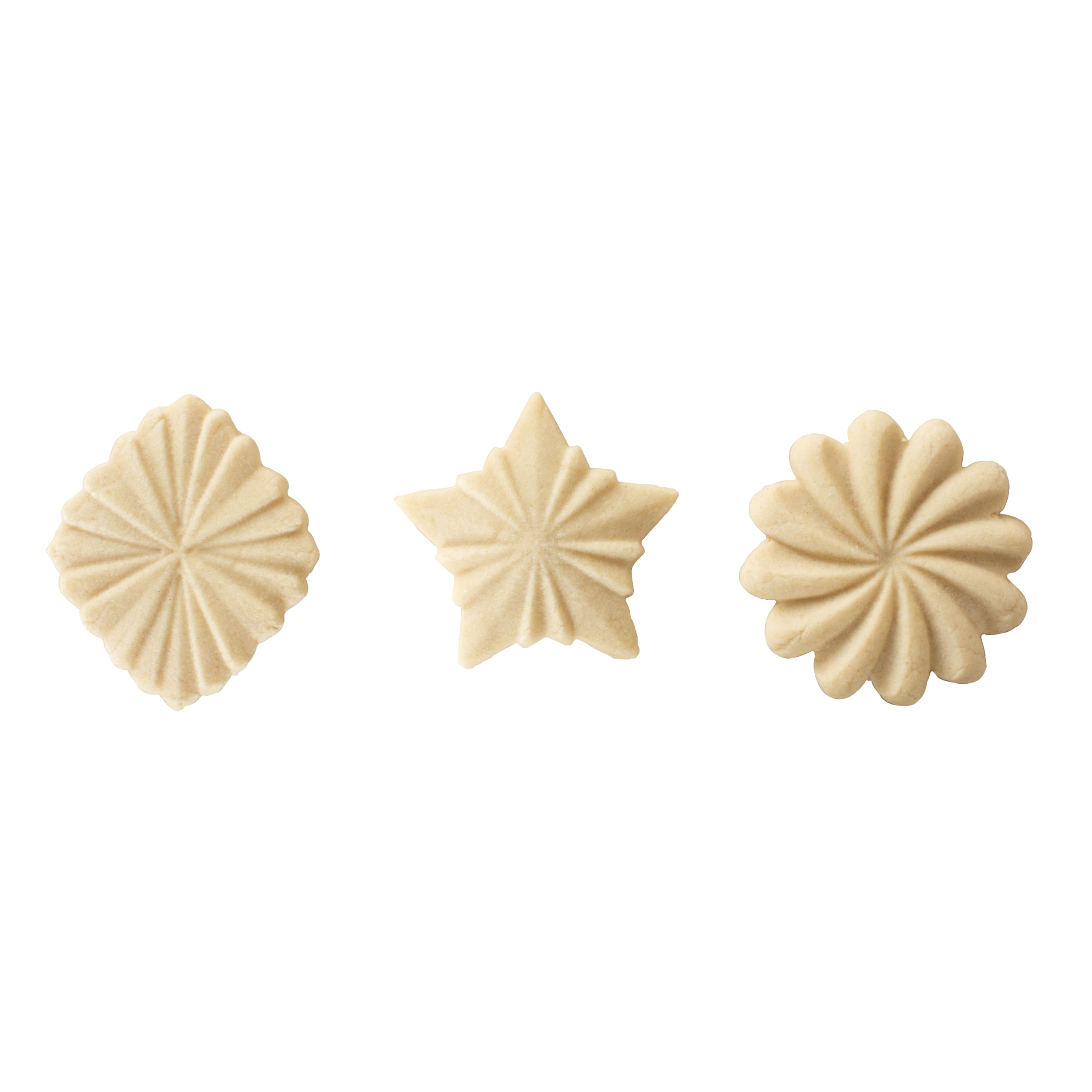 Nordic Ware ensemble des trois tampons exposant la variété de motifs fournis