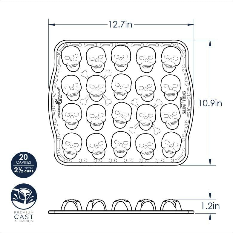Nordic Ware moule dans le four démontrant cuisson homogène