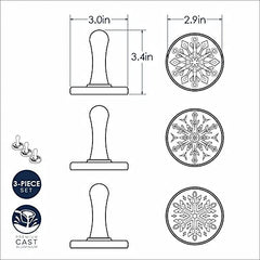 Nordic Ware gros plan motif gravé en aluminium, détails nets