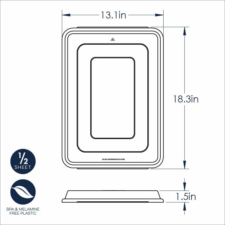 Nordic Ware zoom sur angle et épaisseur garantissant durabilité et stabilité