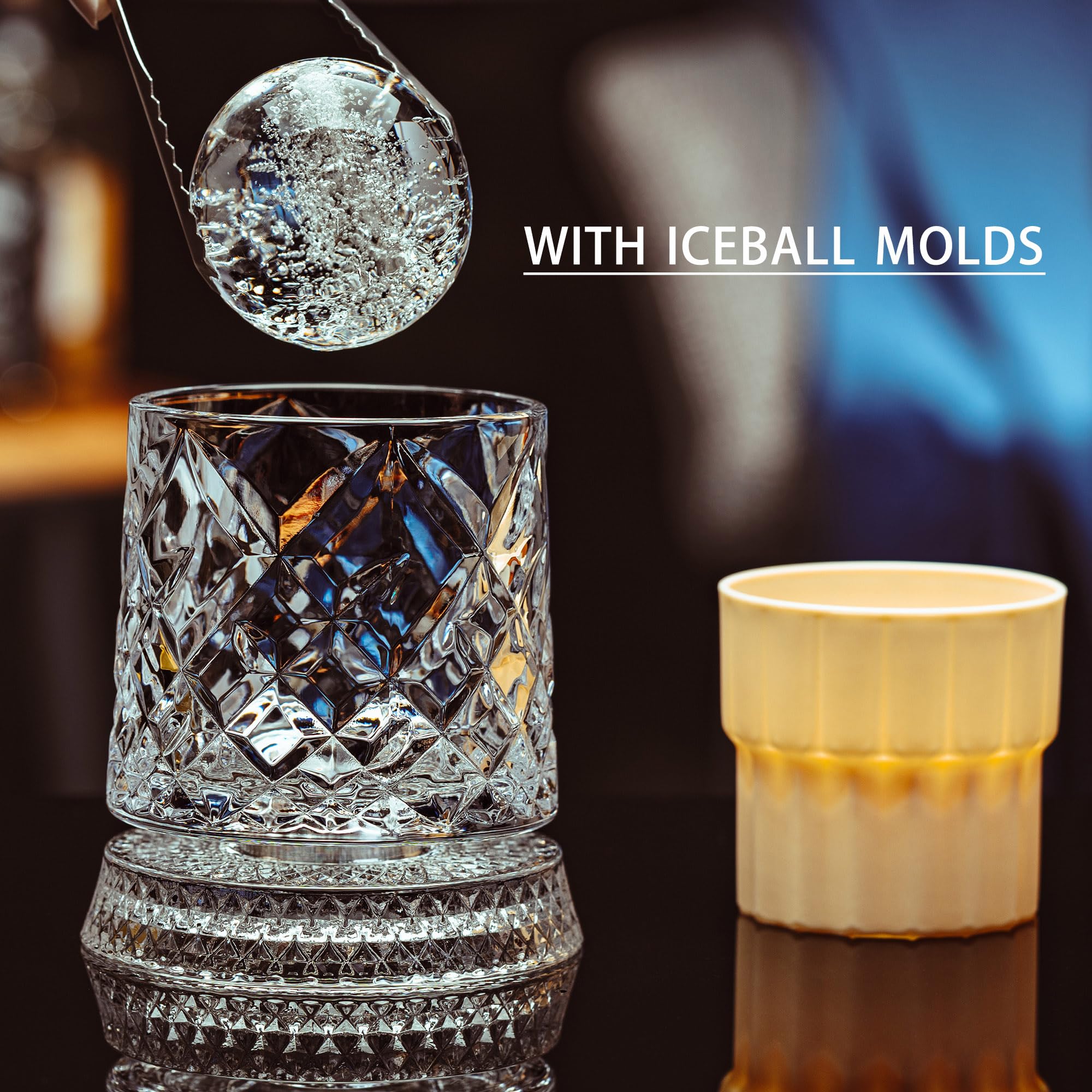 NORIMODA moules à boule de glace ensemble pour glaçons sphériques à fonte lente