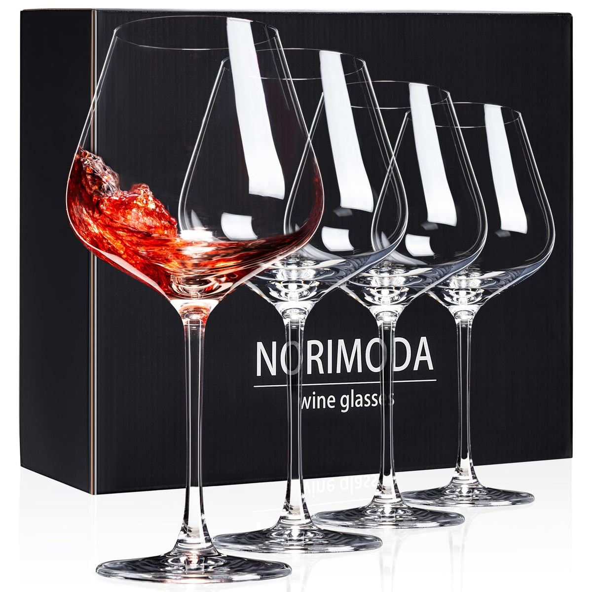 NORIMODA pack quatre verres face avant esthétique et élégant