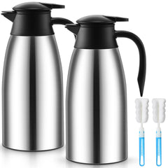 Norme carafe argent face avant montrant design élégant et capacité