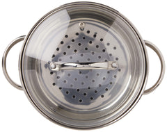 Norpro couvercle en verre trempé détail poignée et aération visible