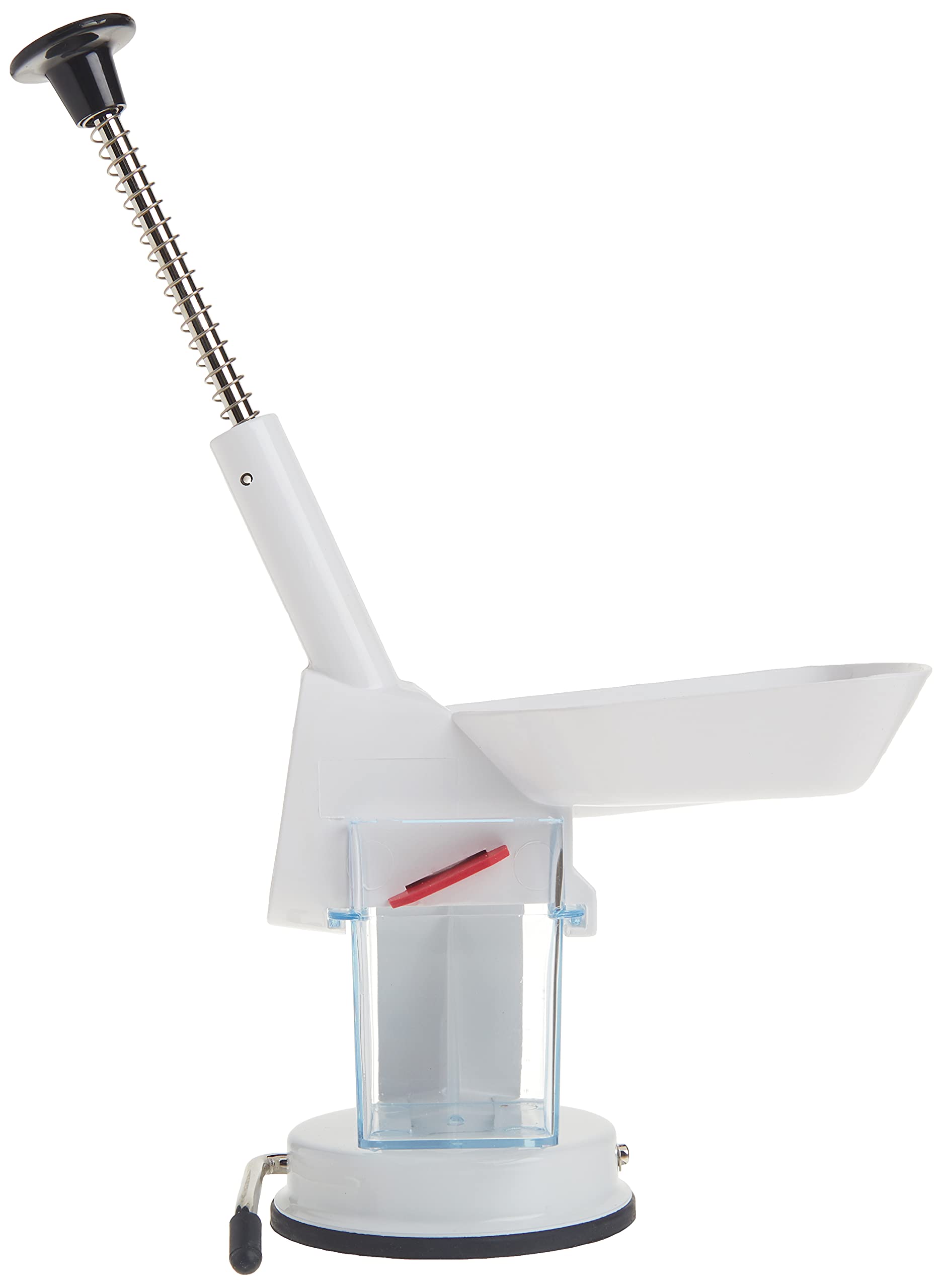 Norpro bac d'alimentation automatique rempli de cerises, optimise le flux de travail