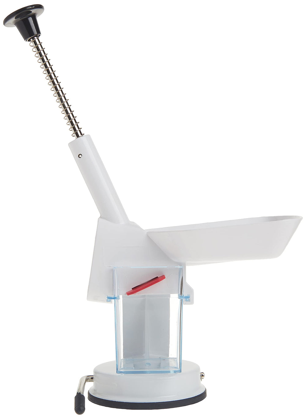 Norpro bac d'alimentation automatique rempli de cerises, optimise le flux de travail