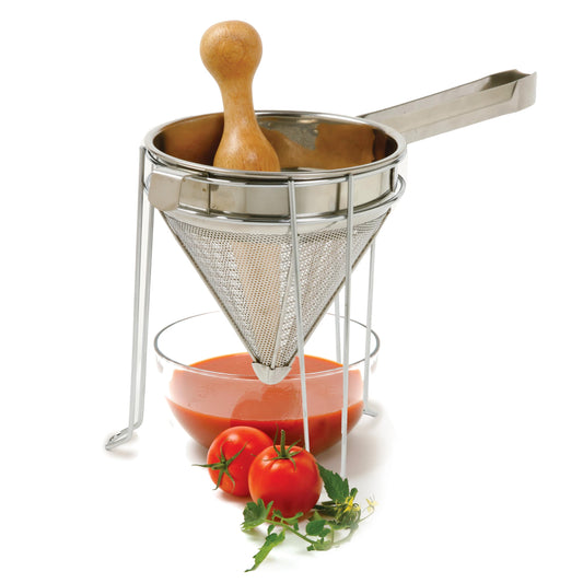 Norpro gros plan maille fine illustrant finesse pour sauces lisses