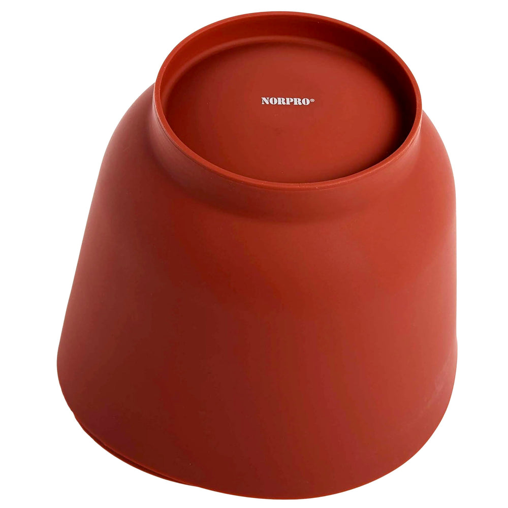 Norpro intérieur en silicone lisse montrant nettoyage facile