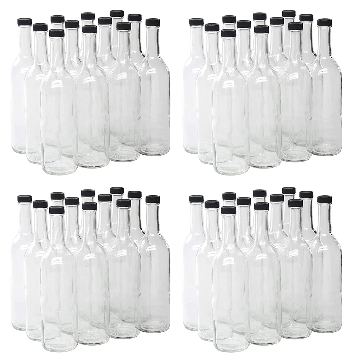 North Mountain Supply bouteille bordeaux 750ml transparente montrant couleur et présentation