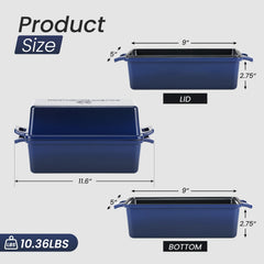 Northriver Casting moule en cuisson dans un four illustrant répartition uniforme chaleur