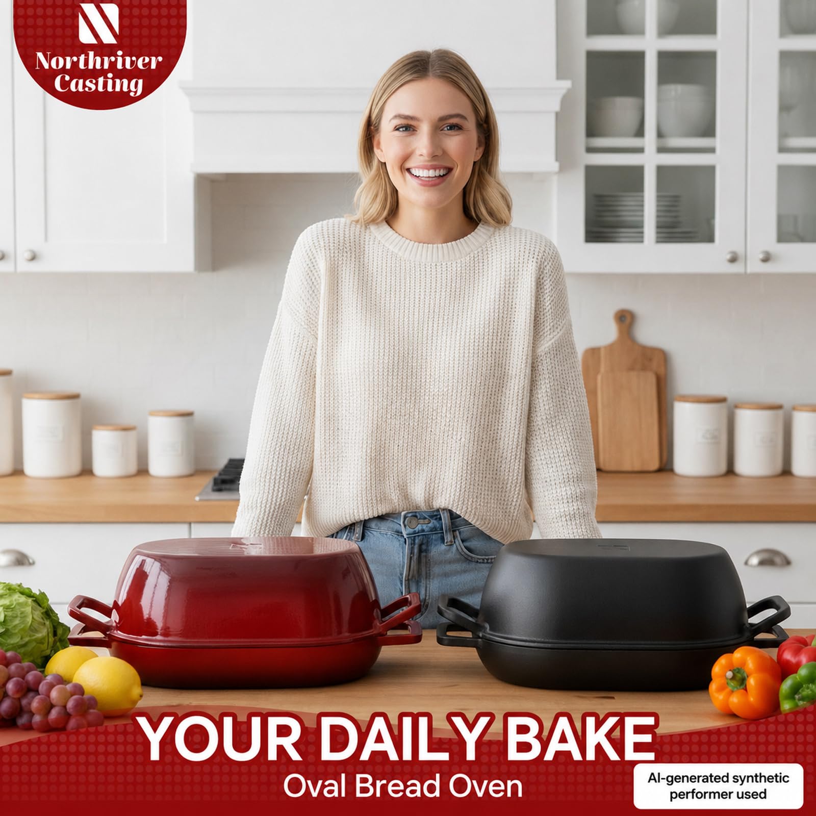 Northriver Casting présentation à table pour usage familial et esthétique