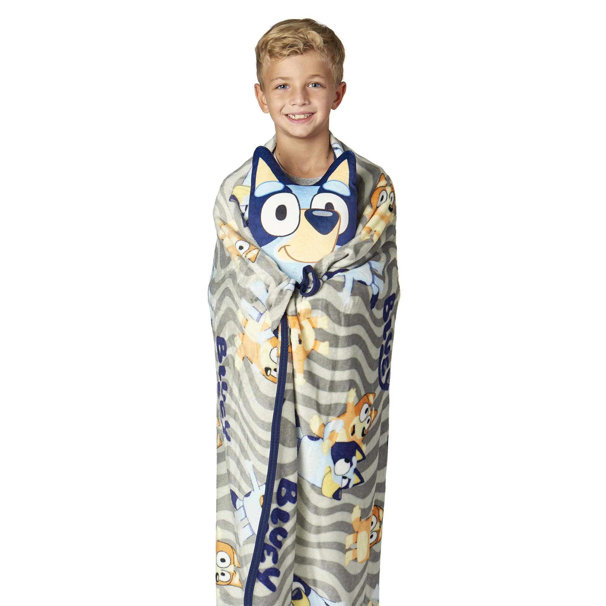 Northwest Bluey étiquette et impression proche, garantit design officiel et couleurs vives