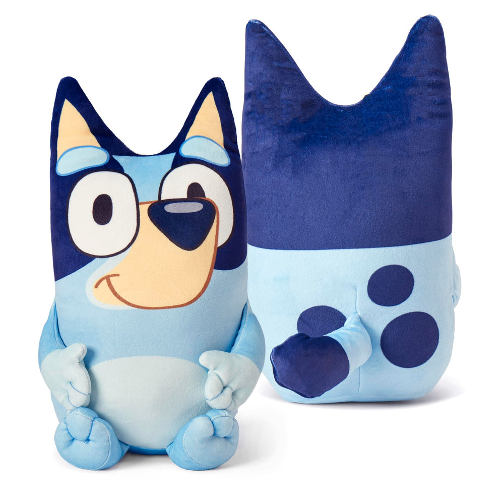 Northwest Bluey gros plan tissu du plaid montrant la texture douce et le confort