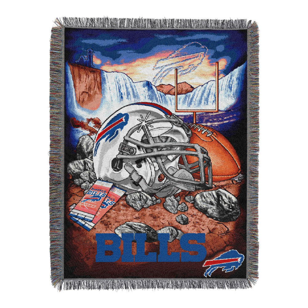 Northwest Buffalo Bills devant accroché au mur, affichage d'équipe clair