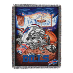 Northwest Buffalo Bills devant accroché au mur, affichage d'équipe clair