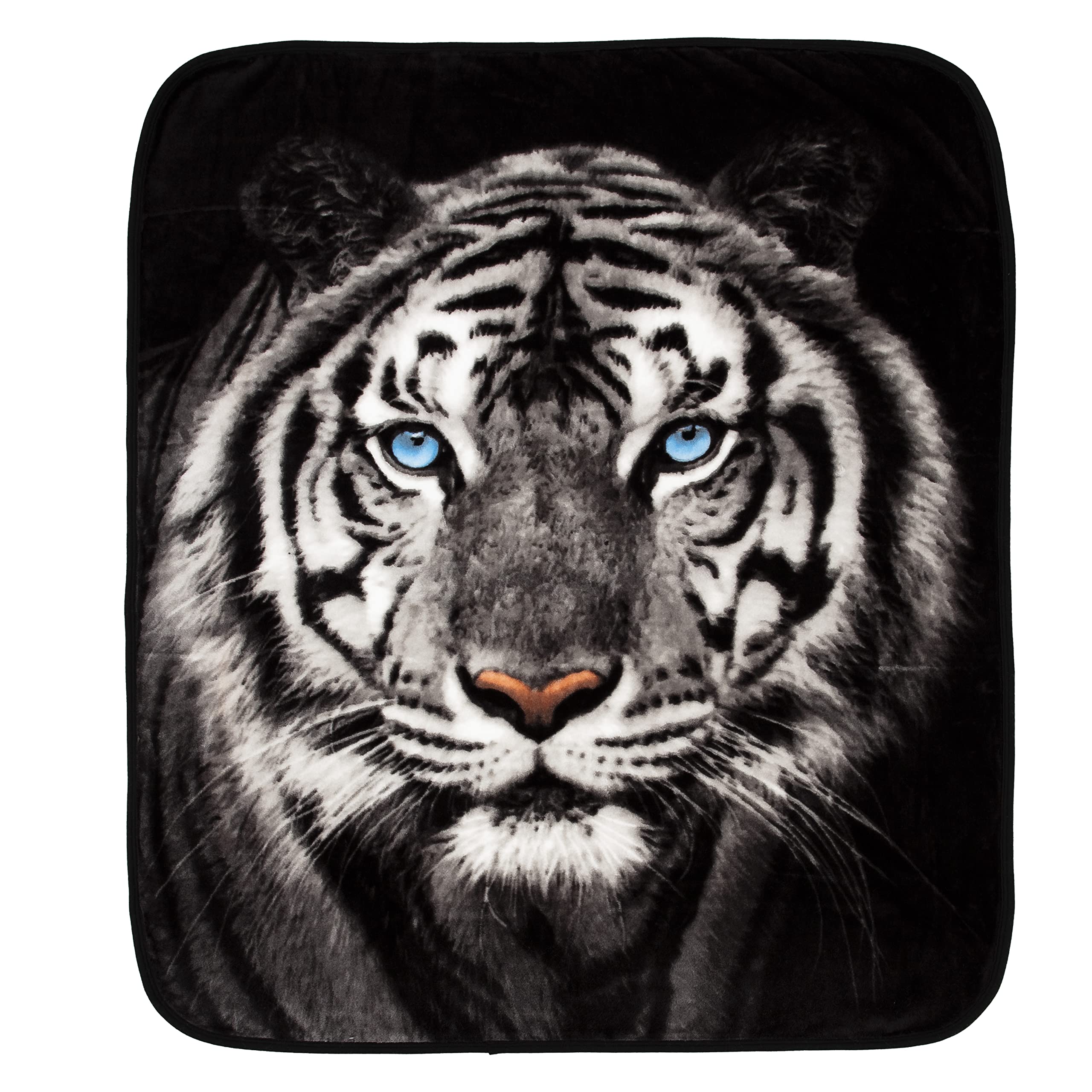 Northwest couverture face avant montrant le tigre blanc, apporte style décoratif