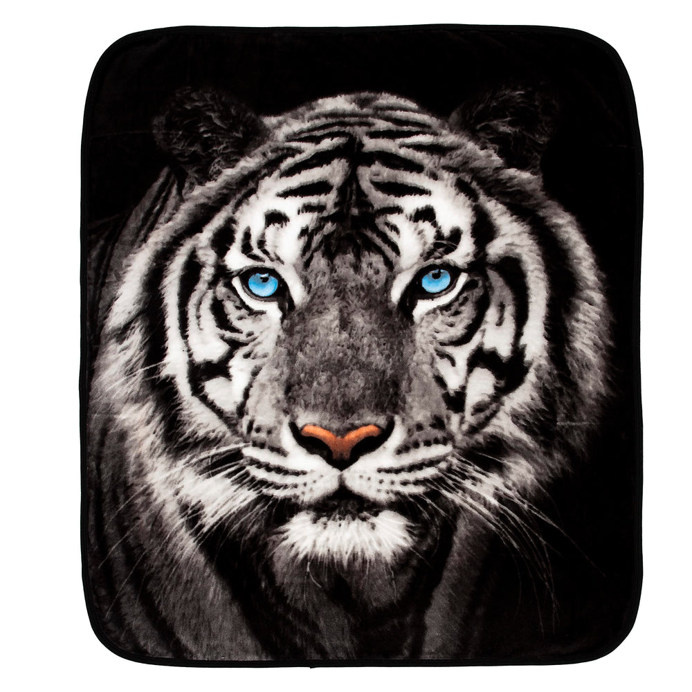 Northwest couverture face avant montrant le tigre blanc, apporte style décoratif