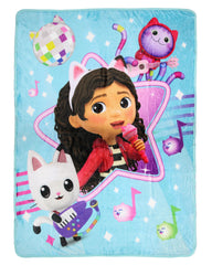 Northwest Gabby's Dollhouse plaid face avec motif concert coloré pour ambiance joyeuse