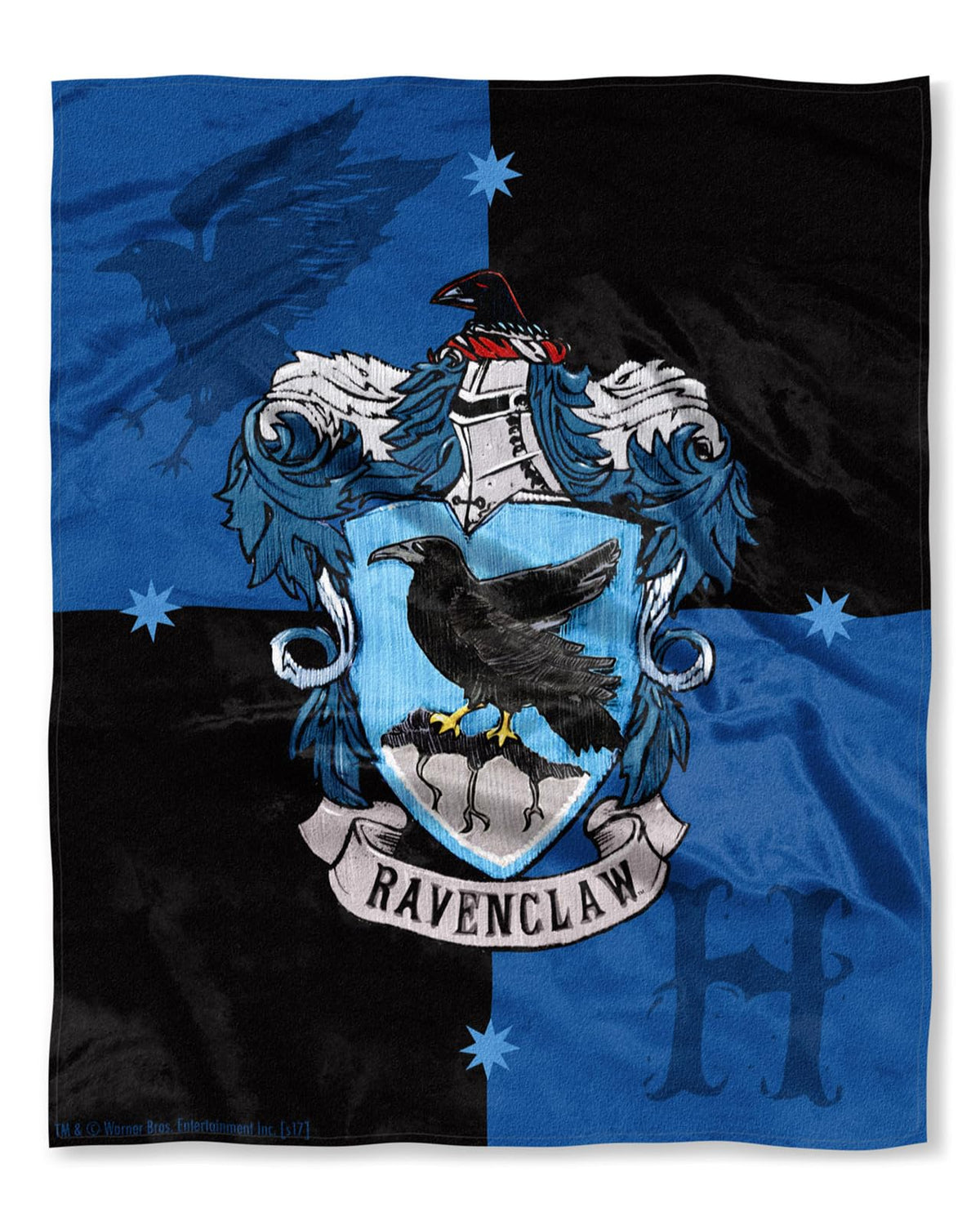 Northwest couverture Ravenclaw recto écusson, design visible et fidèle