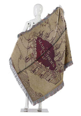 Northwest Marauder's Map gros plan tissage illustre texture douce et durable