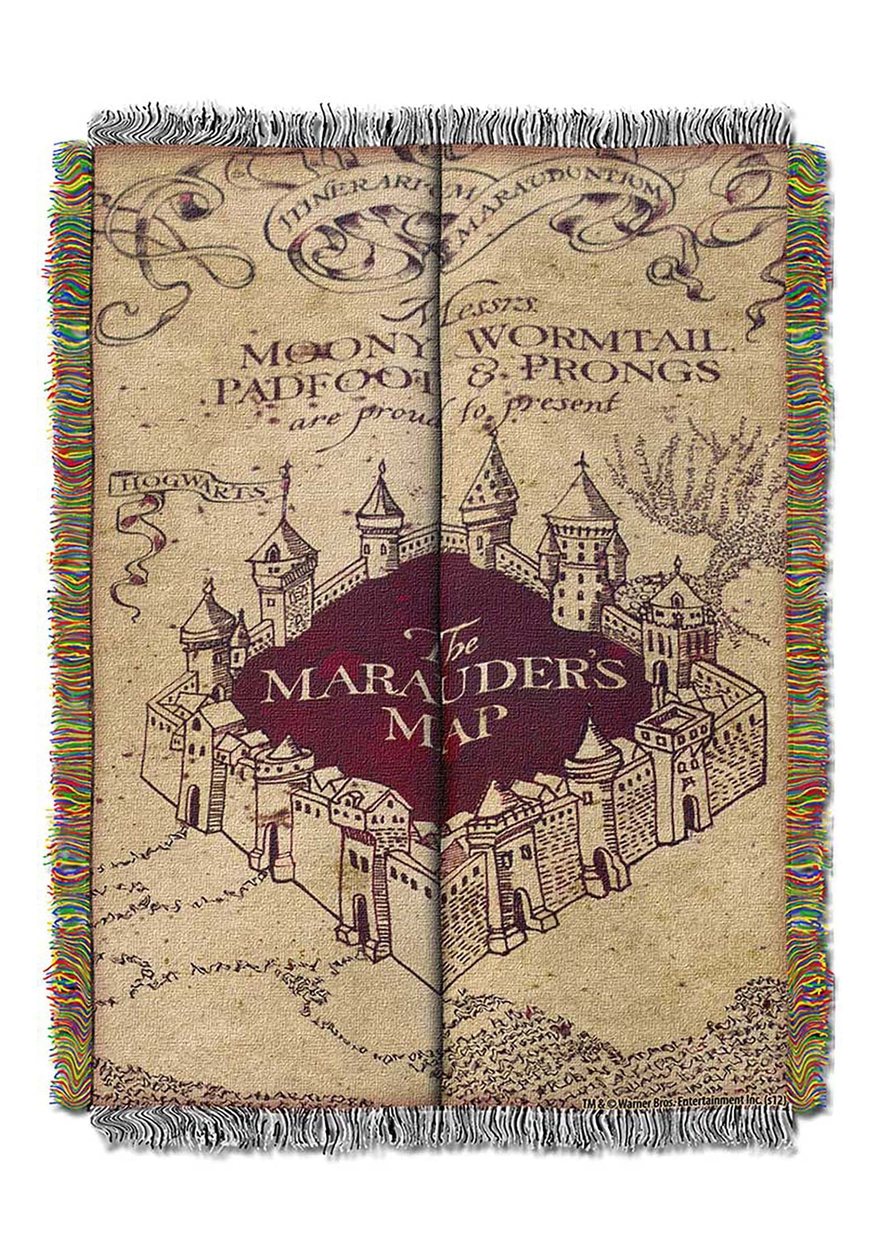 Northwest Marauder's Map face avant montre motif détaillé et accent décoratif