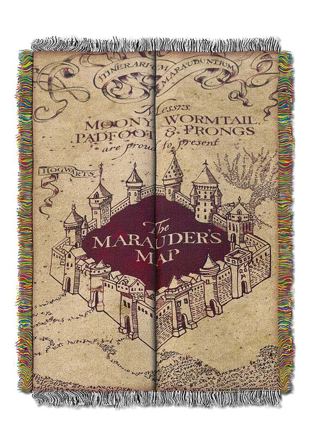 Northwest Marauder's Map face avant montre motif détaillé et accent décoratif