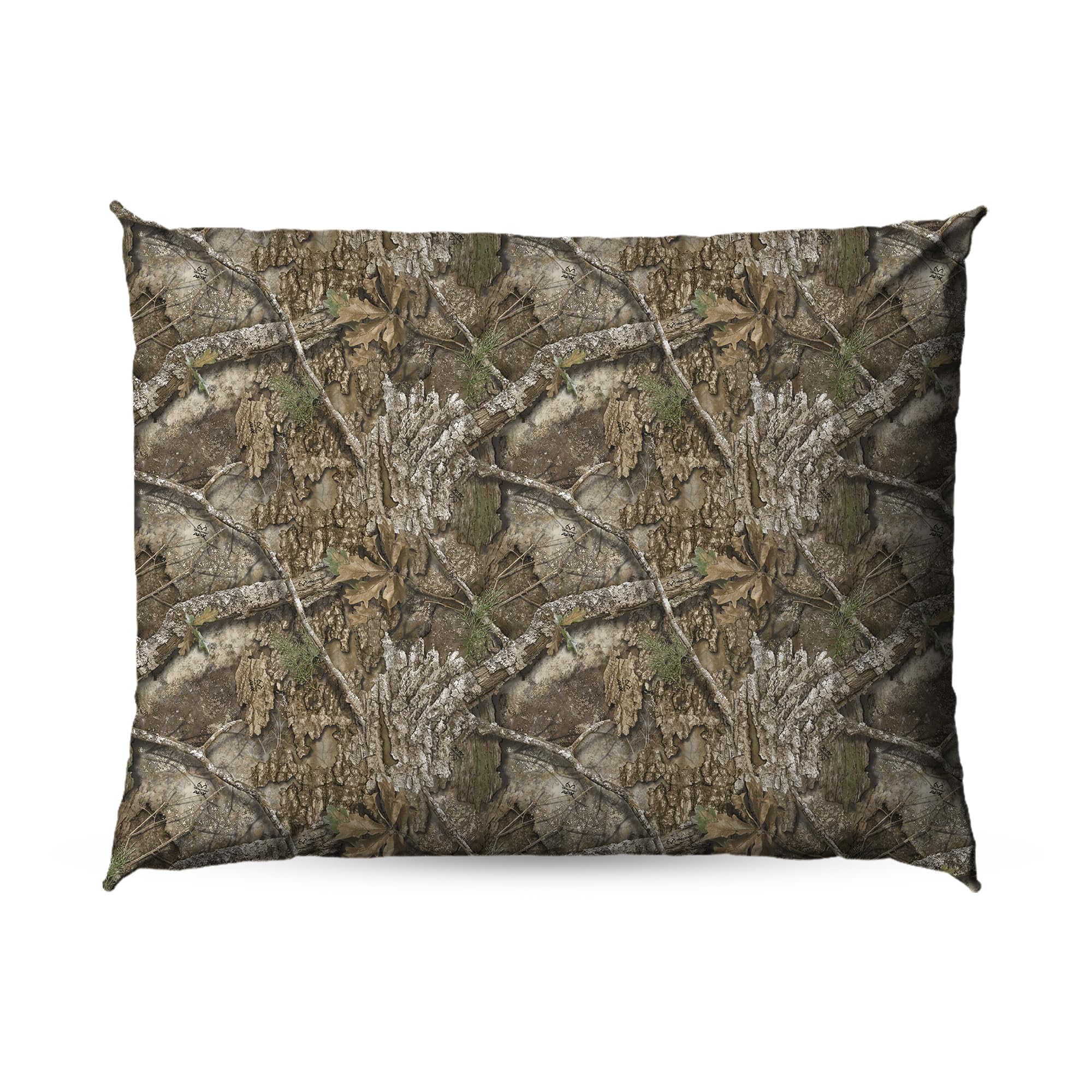 Northwest Realtree comparaison d'échelle montrant dimensions réelles de la couette