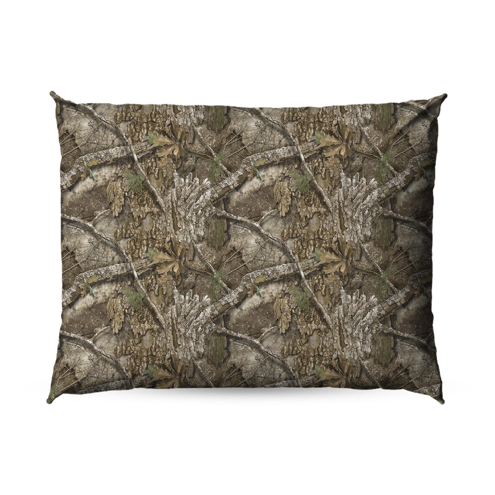 Northwest Realtree comparaison d'échelle montrant dimensions réelles de la couette