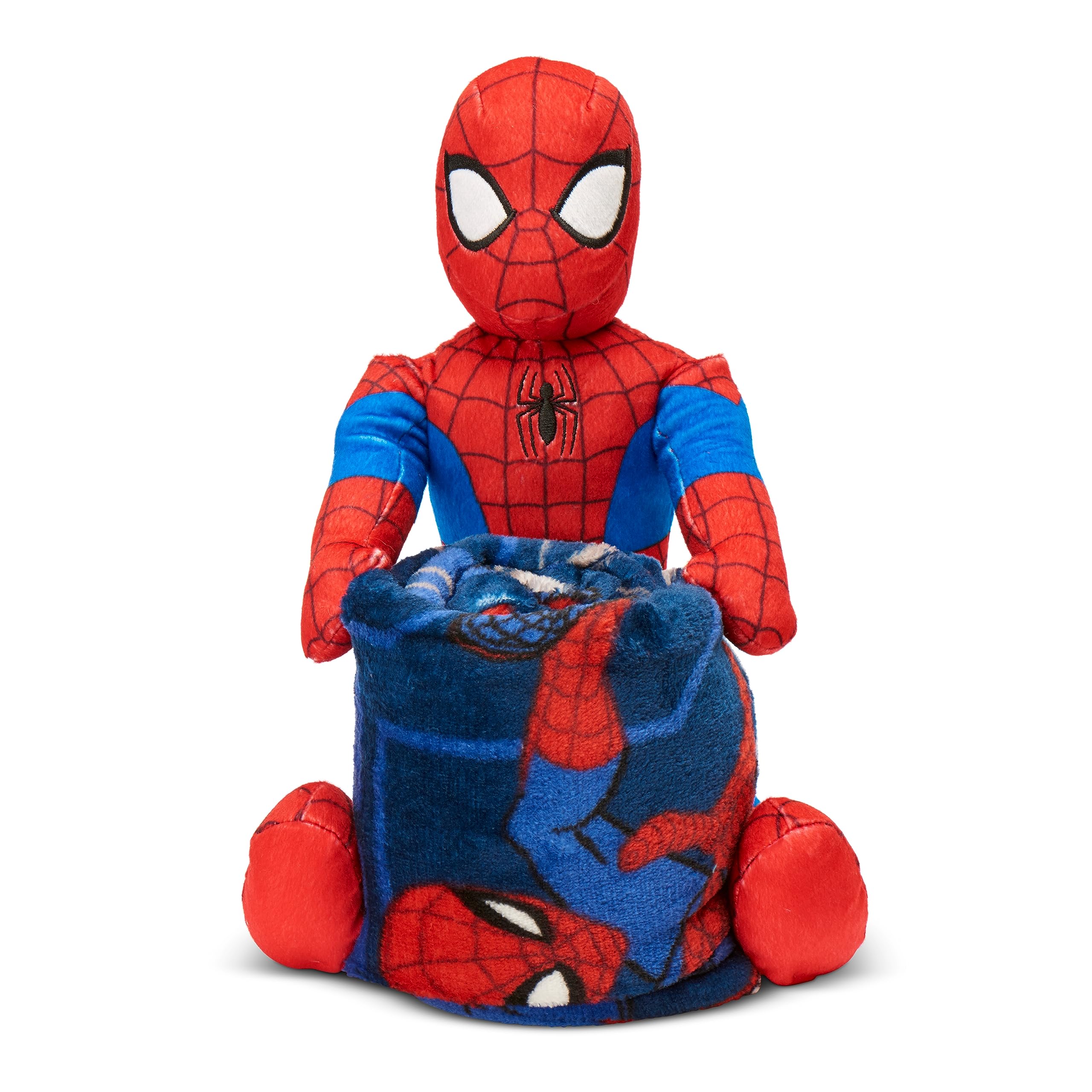 Northwest Spider-Man coussin Hugger gros plan offrant maintien et douceur