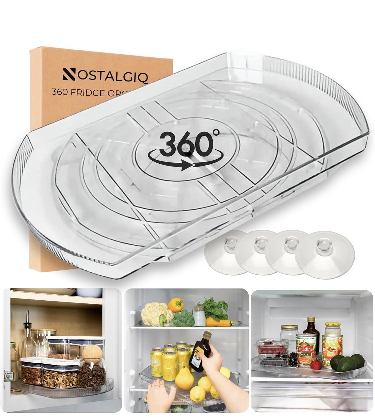 NOSTALGIQ plateau tournant vue face montrant organisation optimisée