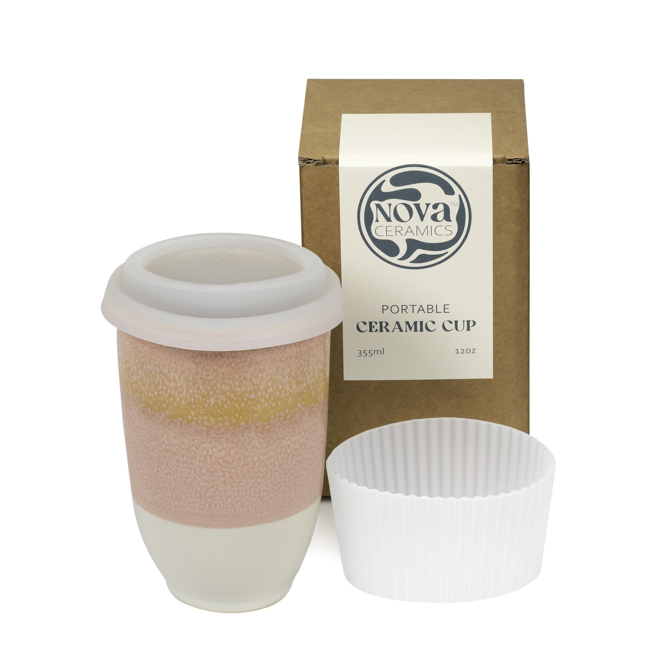 NOVA CERAMICS tasse face avant aprèsglow élégant et pratique