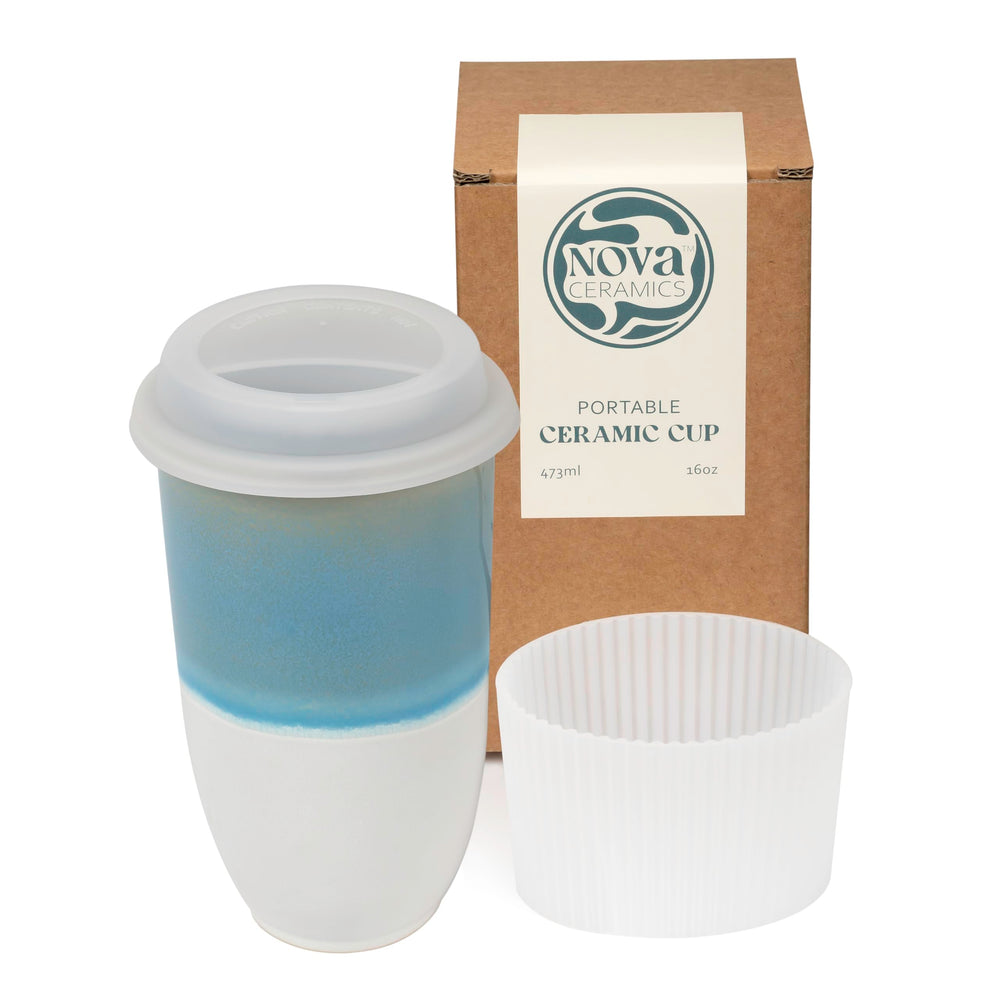 NOVA CERAMICS mug Lagoon vue de face, design élégant et finition soignée