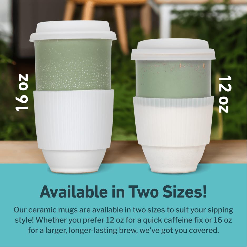 NOVA CERAMICS mug placé dans porte-gobelet de voiture, stabilité assurée