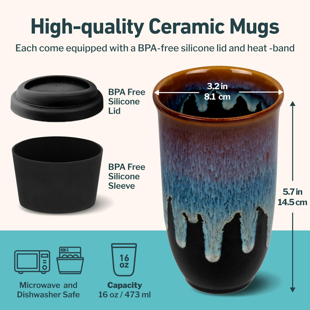 NOVA CERAMICS couvercle détaillé offrant fermeture pratique et réduction des éclaboussures