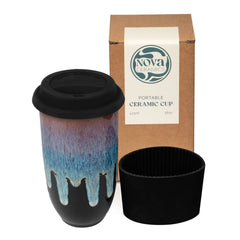 NOVA CERAMICS mug Monsoon face avant montrant le design unique et l'aspect élégant