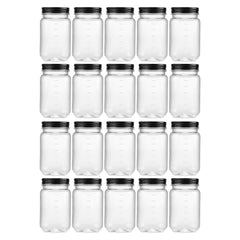 novelinks bocal 16 oz face montrant transparence et organisation