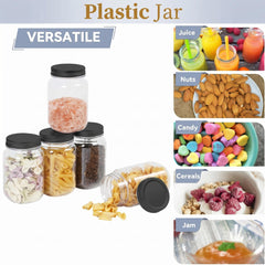 novelinks bocal 16 oz gros plan plastique transparent résistant