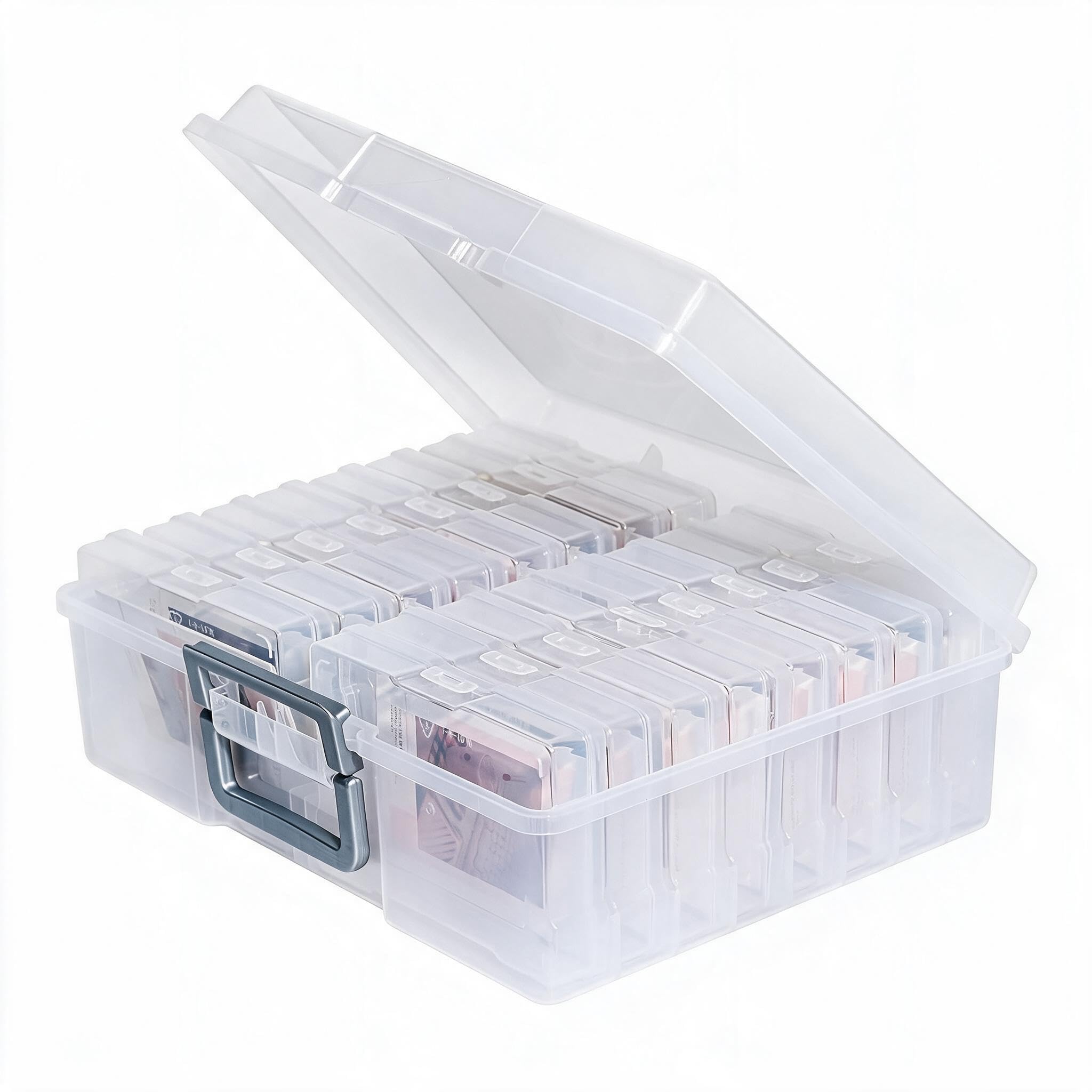 novelinks boîte extérieure ouverte montrant rangement organisé et accès facile