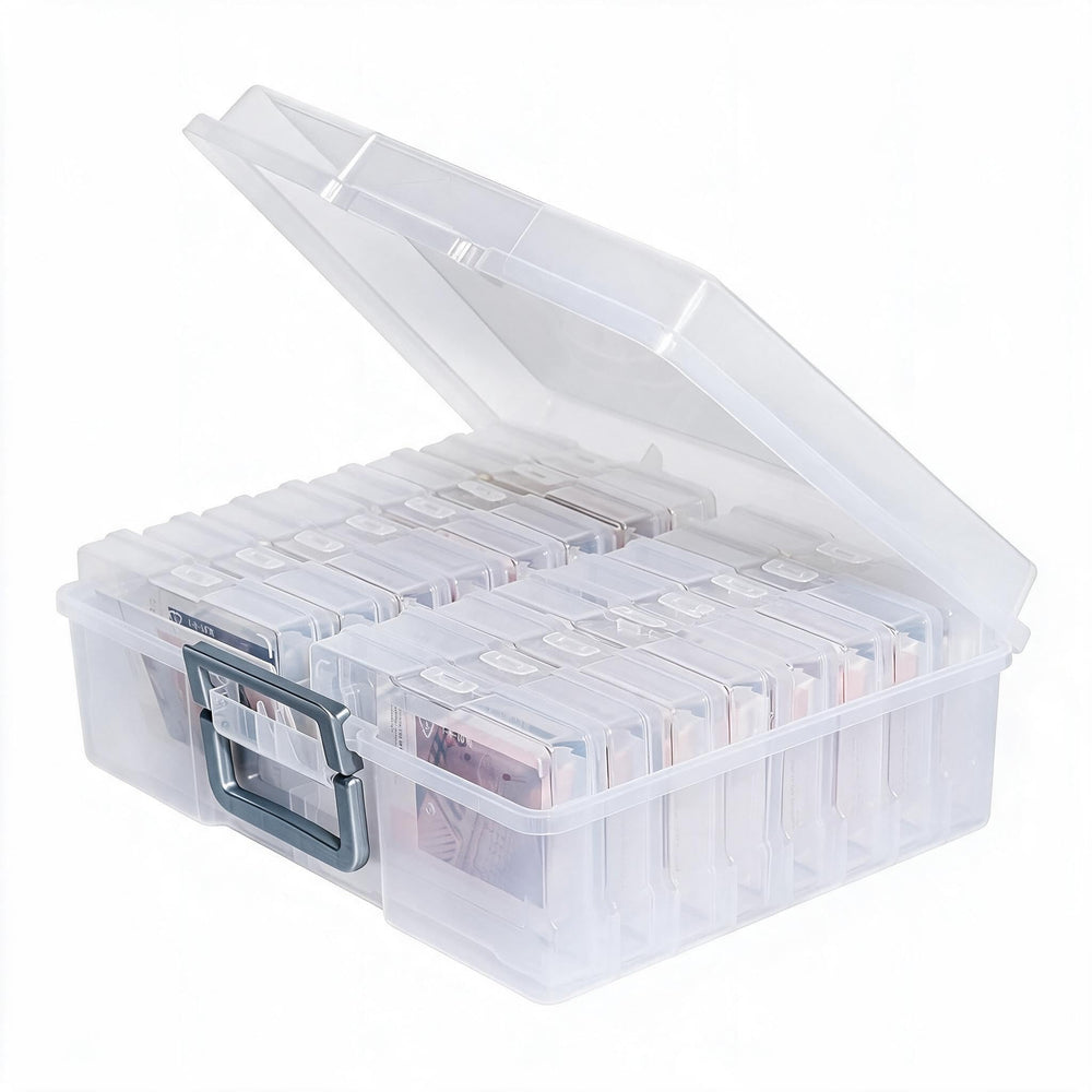 novelinks boîte extérieure ouverte montrant rangement organisé et accès facile