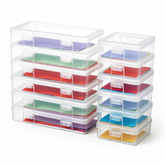 novelinks boîte face ouverte montrant organisation claire et gain d'espace