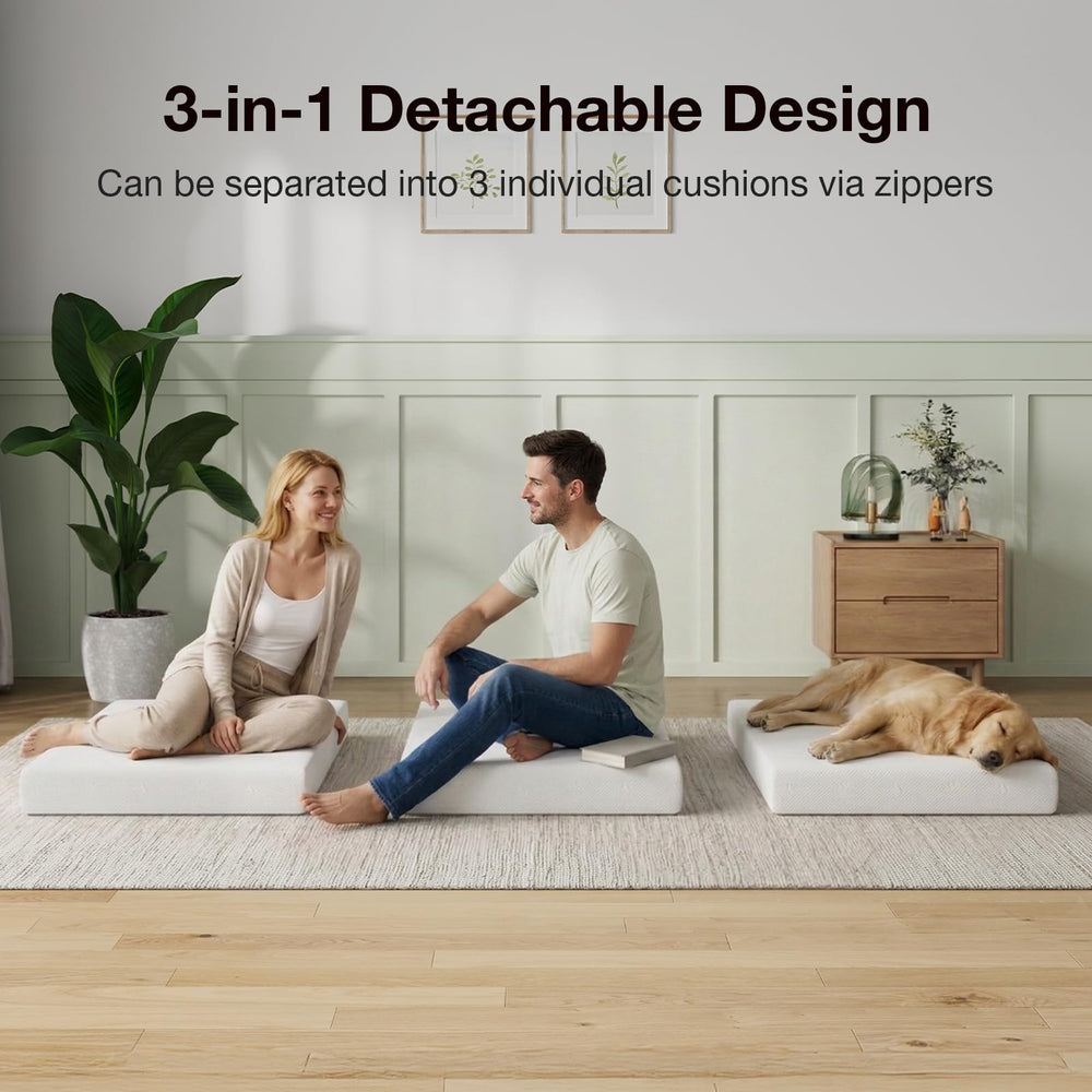 Novilla matelas déployé en camping offrant un couchage confortable pour nuits en extérieur