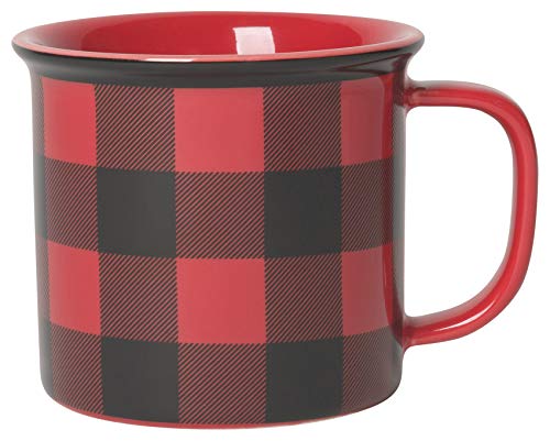 Now Designs gros plan motif buffalo check montrant durabilité décorative