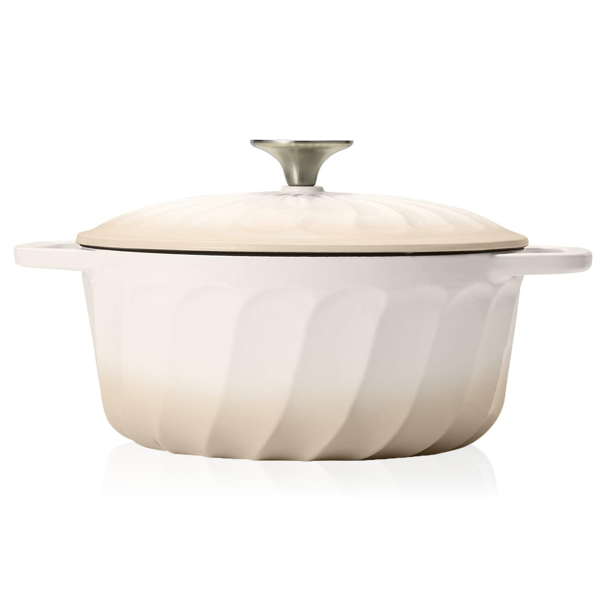 NSIRONS cocotte face avant montrant design pétale et finition durable