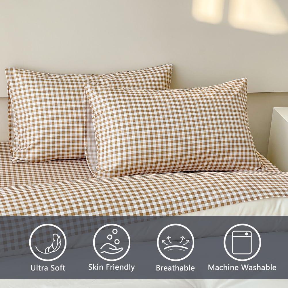 NSNLGSGC motif vichy gros plan montrant l'harmonie de la couleur et du style