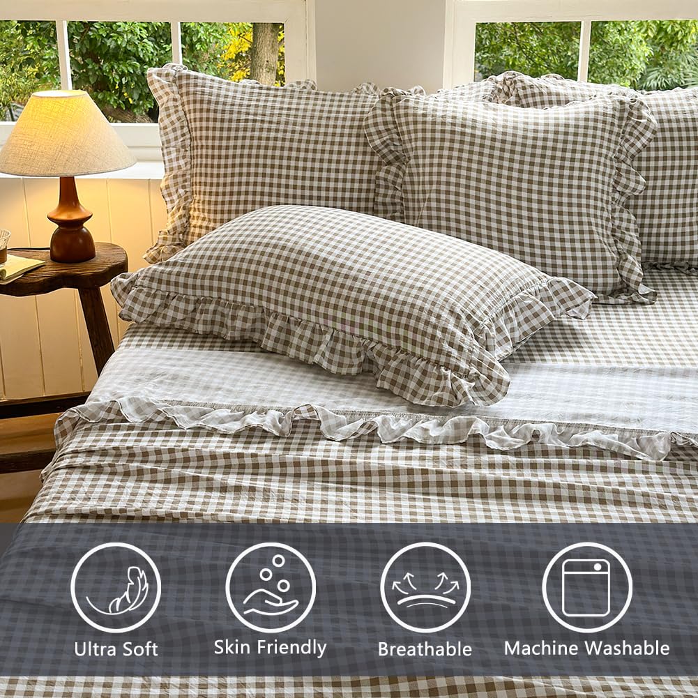 NSNLGSGC gros plan microfibre pré-lavée montrant douceur et tenue durable