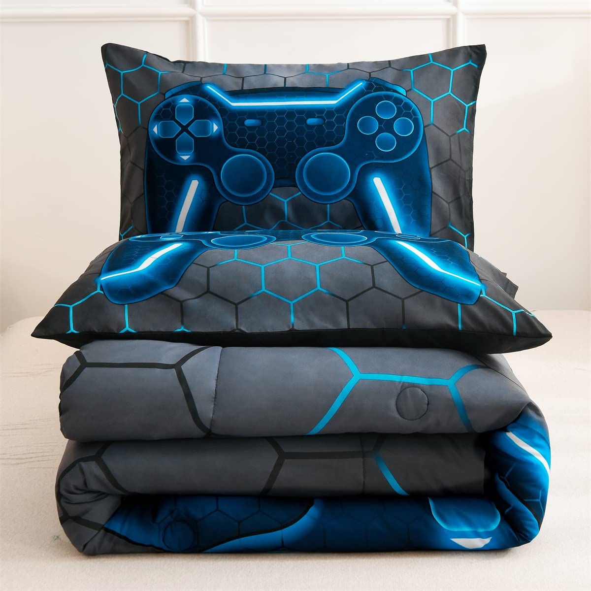 NTBED parure en décor chambre gaming look moderne et accueillant